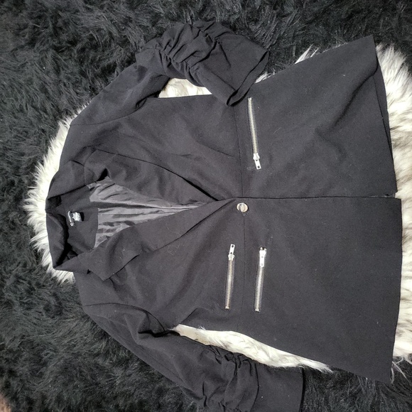 WOMENS BLACK BLAZER BY NEW DIRECTIONS SIZE S. EXCELLENT CONDITION - Picture 1 of 9